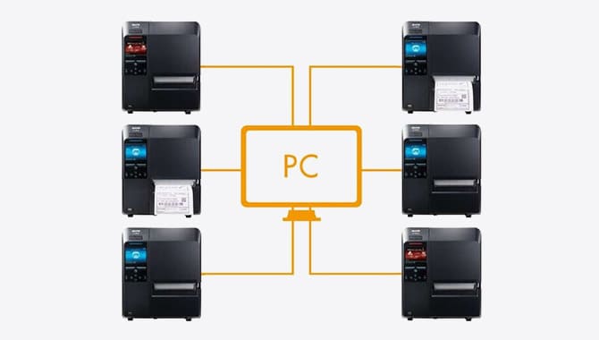 サトー スキャントロニクスCL4NX-J ラベルプリンター 複数プリンターへのインストール・設定作業が短時間で可能 設定のバックアップ・複製も可能