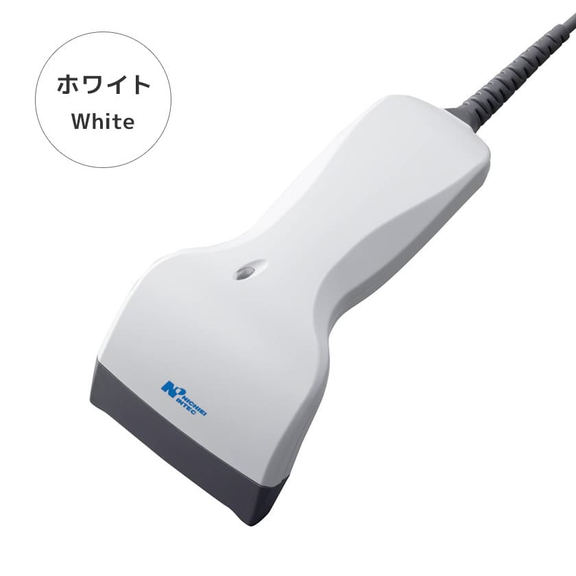日栄インテックのバーコードリーダー FFTA10AP（白モデル）のイメージ画像
