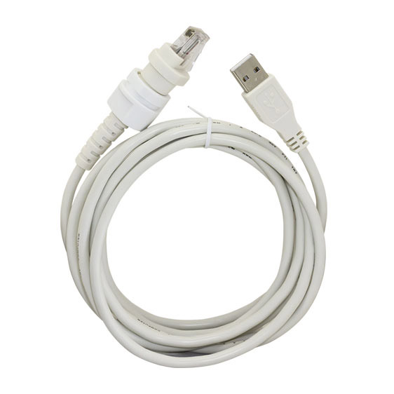 オプトエレクトロニクスのバーコードリーダー L-46Xシリーズ専用のオプションの交換用USBケーブルの製品イメージ