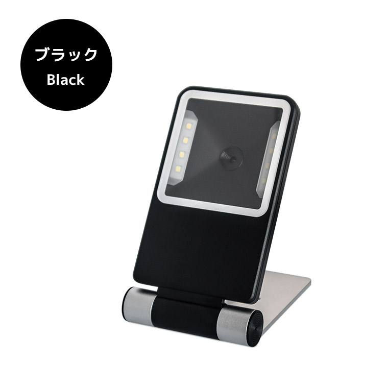 エフケイシステムの定置式バーコードリーダー ST-860のブラックモデルのイメージ